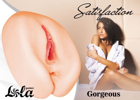 Мастурбатор с 2 тоннелями Satisfaction Gorgeous - Lola Games - в Новочеркасске купить с доставкой