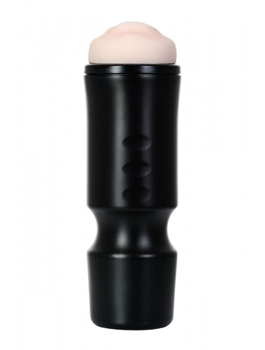 Мастурбатор-ротик A-Toys в черной колбе - A-toys - в Новочеркасске купить с доставкой