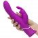 Лиловый вибратор-кролик Curve Rechargeable Rabbit Vibrator - 25,4 см. - Happy Rabbit купить в Новочеркасске с доставкой в Orgasmix.ru Лиловый вибратор-кролик Curve Rechargeable Rabbit Vibrator - 25,4 см. - Happy Rabbit