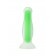 Зеленая, светящаяся в темноте анальная втулка Mortimer Glow - 12,5 см. - ToyFa