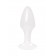 Белая акриловая анальная втулка - 8 см. - Toyfa Basic в Новочеркасске Белая акриловая анальная втулка - 8 см. - Toyfa Basic
