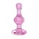 Розовая фигурная анальная втулка - 9,8 см. - Sexus в Новочеркасске Розовая фигурная анальная втулка - 9,8 см. - Sexus