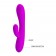 Лиловый вибратор Victor с клиторальным стимулятором - 17 см. - Baile купить в Новочеркасске с доставкой в Orgasmix.ru Лиловый вибратор Victor с клиторальным стимулятором - 17 см. - Baile