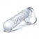 Прозрачный фаллоимитатор 8 Realistic Ribbed Glass Dildo - 20,3 см. - Glas купить с доставкой в интернет-магазине Orgasmix в Новочеркасске Прозрачный фаллоимитатор 8 Realistic Ribbed Glass Dildo - 20,3 см. - Glas
