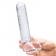 Прозрачный фаллоимитатор 8 Realistic Ribbed Glass Dildo - 20,3 см. - Glas купить с доставкой в интернет-магазине Orgasmix в Новочеркасске Прозрачный фаллоимитатор 8 Realistic Ribbed Glass Dildo - 20,3 см. - Glas