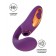 Фиолетовый вибромассажер с клиторальной стимуляцией Megam - ToyFa купить в Новочеркасске с доставкой в Orgasmix.ru Фиолетовый вибромассажер с клиторальной стимуляцией Megam - ToyFa