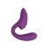 Фиолетовый вибромассажер с клиторальной стимуляцией Megam - ToyFa купить в Новочеркасске с доставкой в Orgasmix.ru Фиолетовый вибромассажер с клиторальной стимуляцией Megam - ToyFa