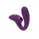Фиолетовый вибромассажер с клиторальной стимуляцией Megam - ToyFa купить в Новочеркасске с доставкой в Orgasmix.ru Фиолетовый вибромассажер с клиторальной стимуляцией Megam - ToyFa