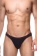 Черные мужские трусы-тонги с контрастной строчкой - Darkzone купить с доставкой