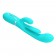 Аквамариновый мультифункциональный вибратор Shania - 22,2 см. - Baile купить в Новочеркасске с доставкой в Orgasmix.ru Аквамариновый мультифункциональный вибратор Shania - 22,2 см. - Baile